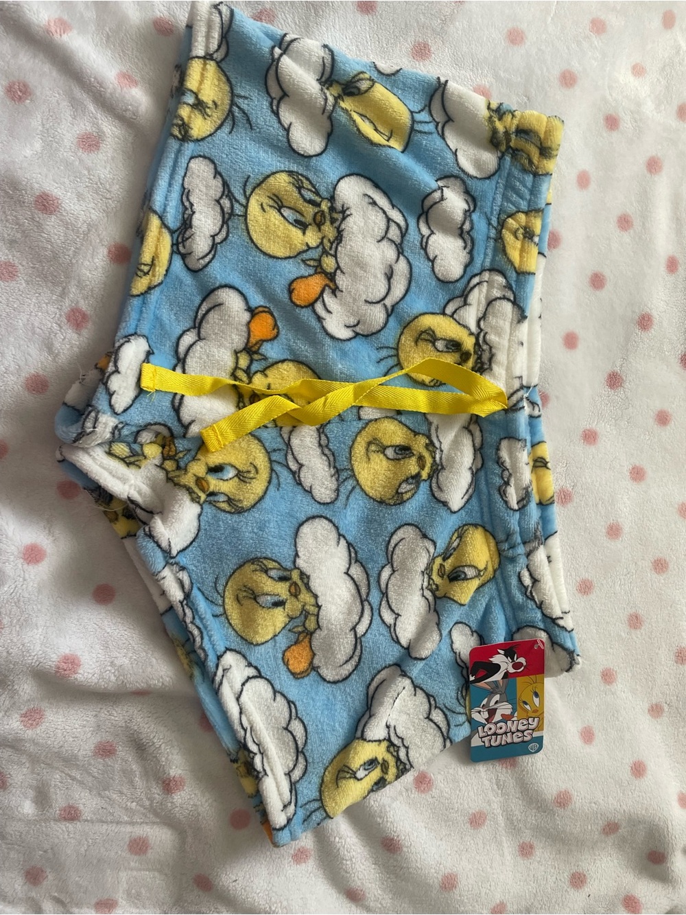 tweety bird plush pajama shorts💗brand new